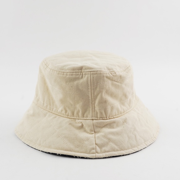 New Madewell Reversible Quilted Bucket Hat in Twilight - Picture 4 of 6